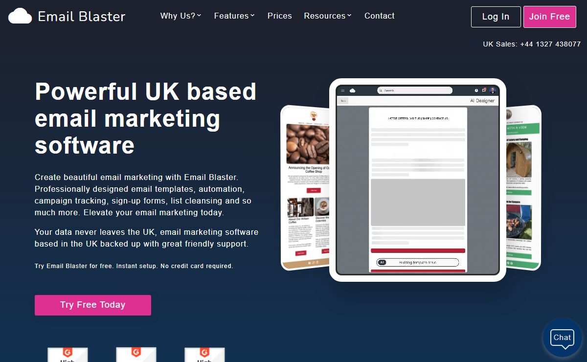 UK Email Marketing software by Email Blaster