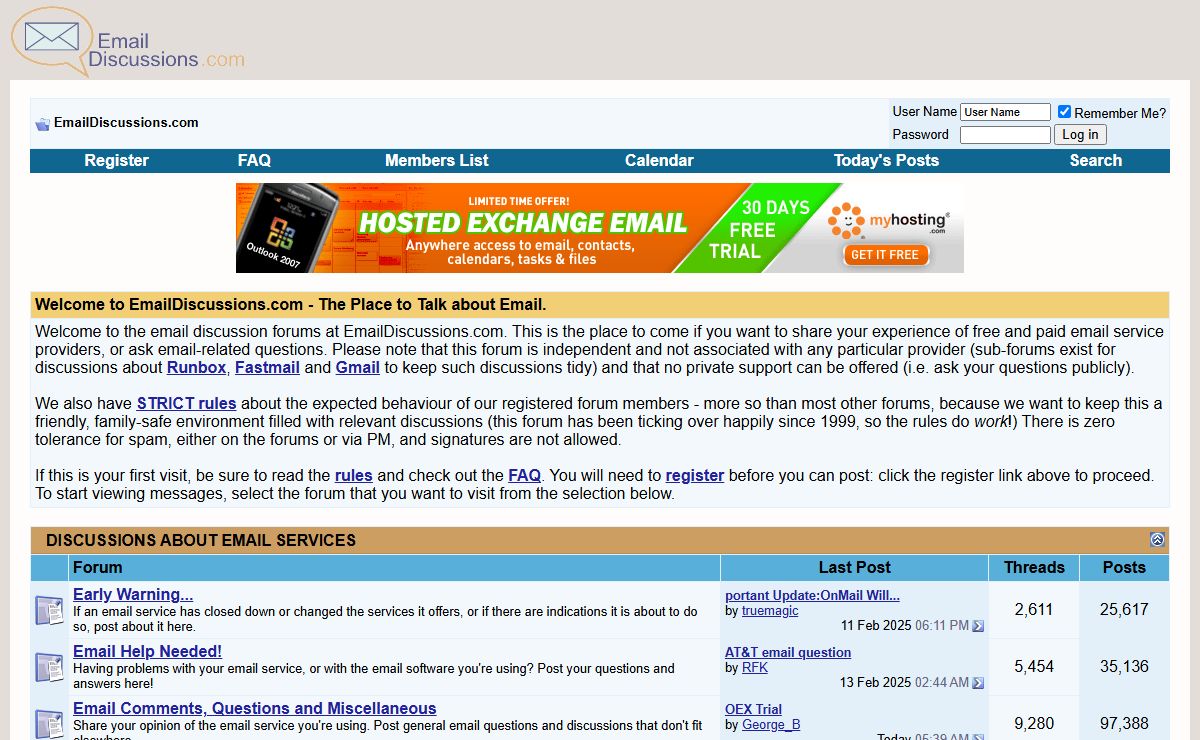 EmailDiscussions.com Email Discussion Forums