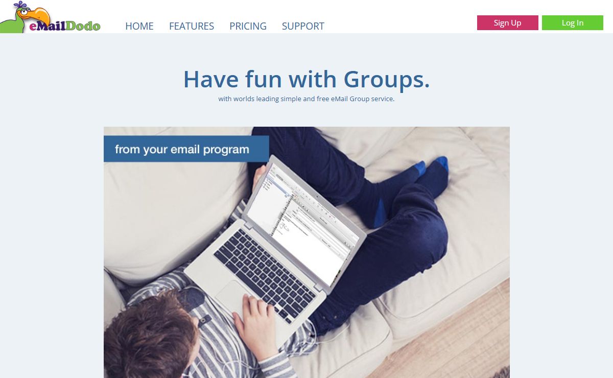 eMailDodo - simple and free eMail Group service