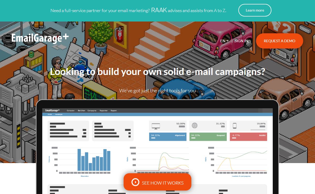 Looking to build your own solid e-mail campaigns? We’ve got just the right tools for you - EmailGarage+