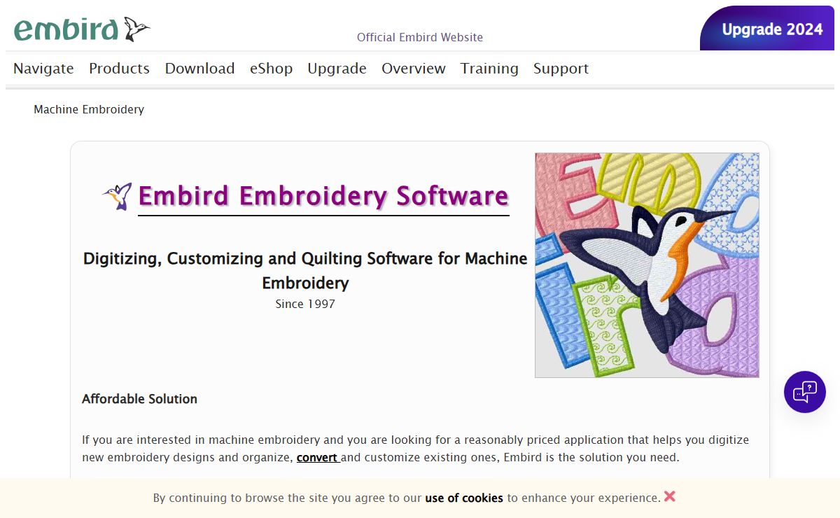 Embird Embroidery Software