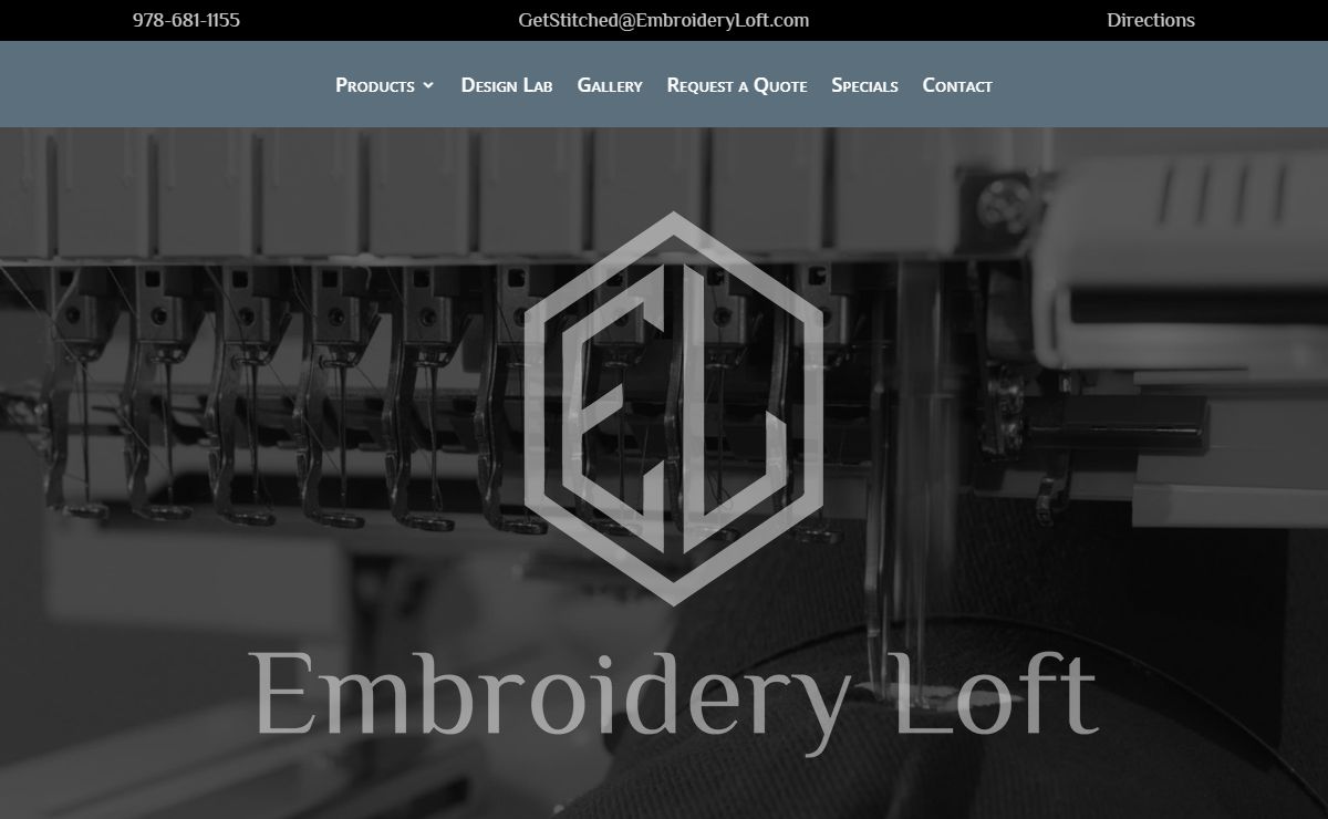 Custom Apparel from the Embroidery Loft