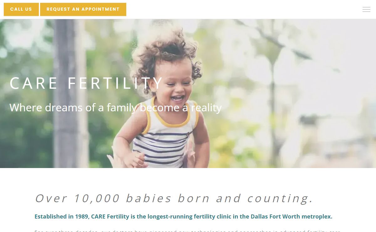 CARE Fertility | Reproductive Endocrinology and Infertility located in Bedford and Fort Worth, TX
