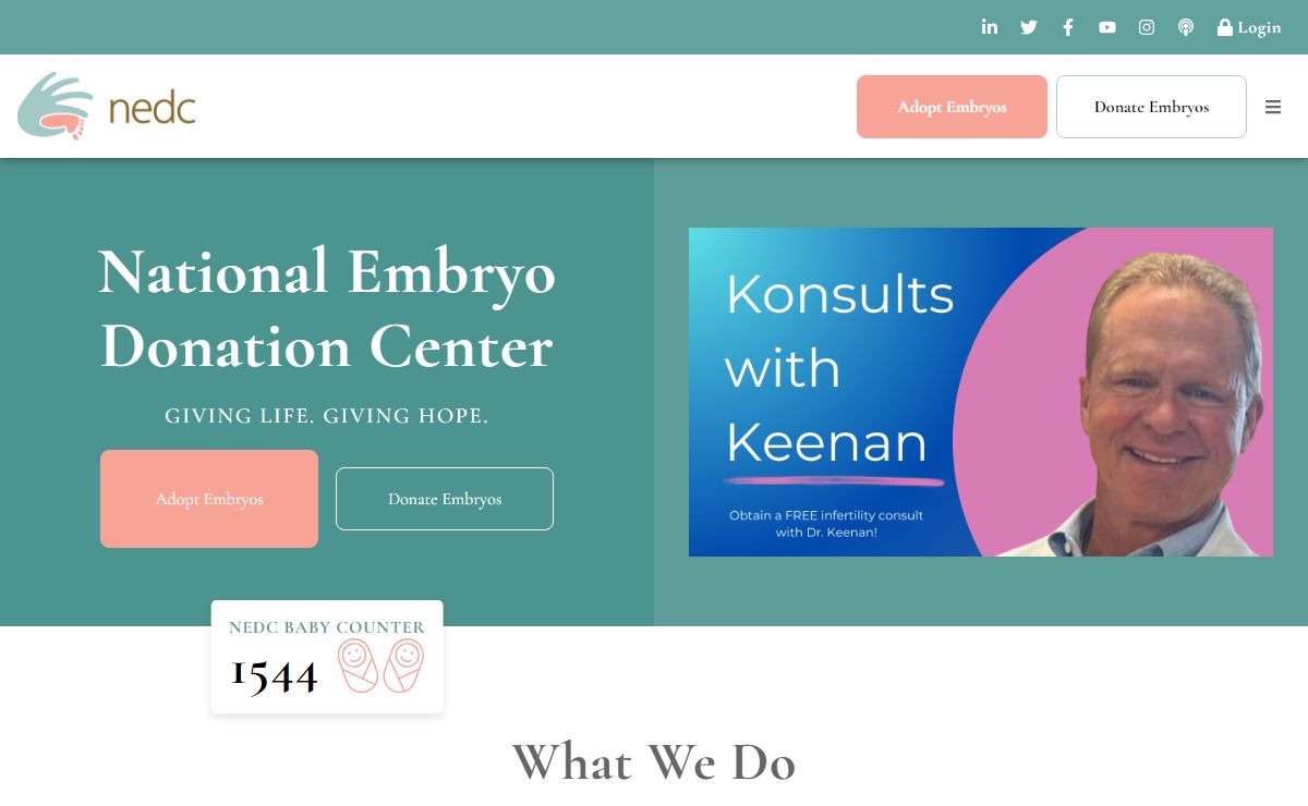 National Embryo Donation Center