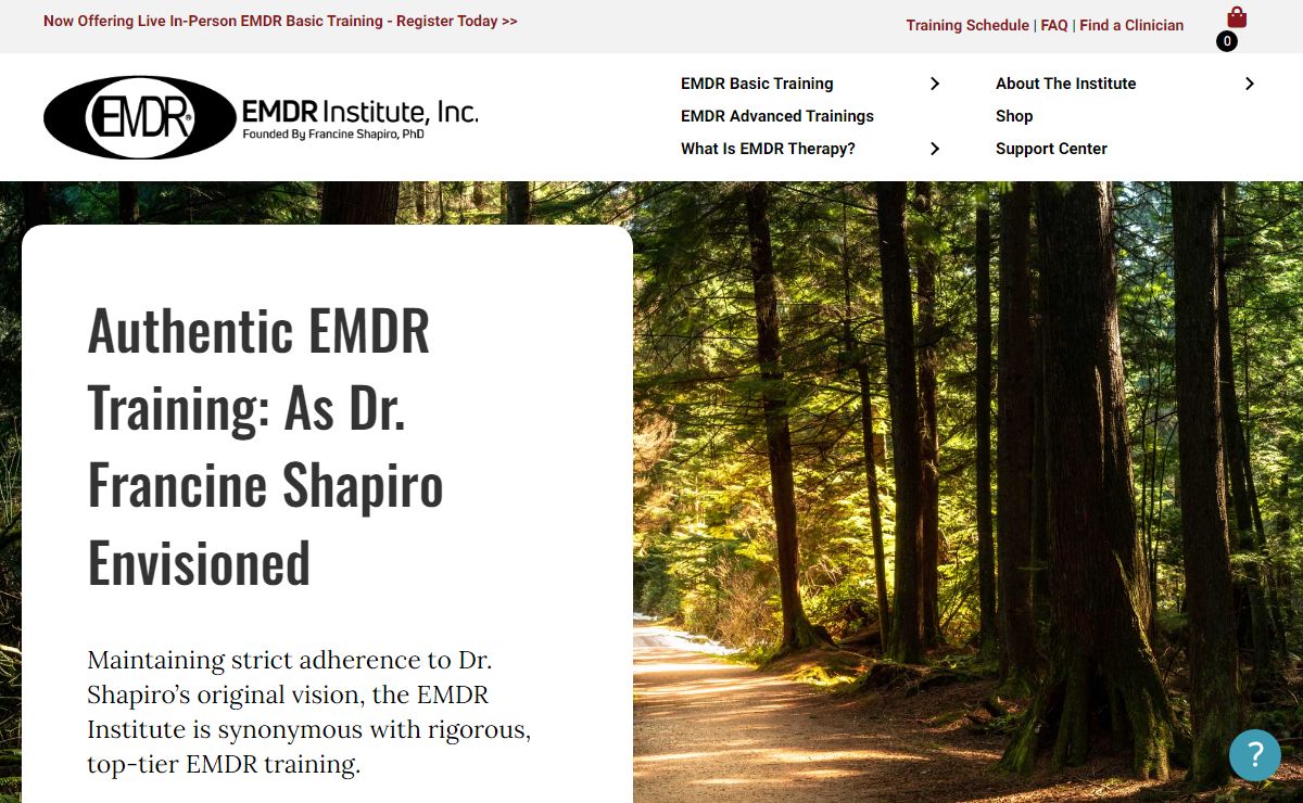 Welcome to EMDR.com - EMDR Institute - EYE MOVEMENT DESENSITIZATION AND REPROCESSING THERAPY