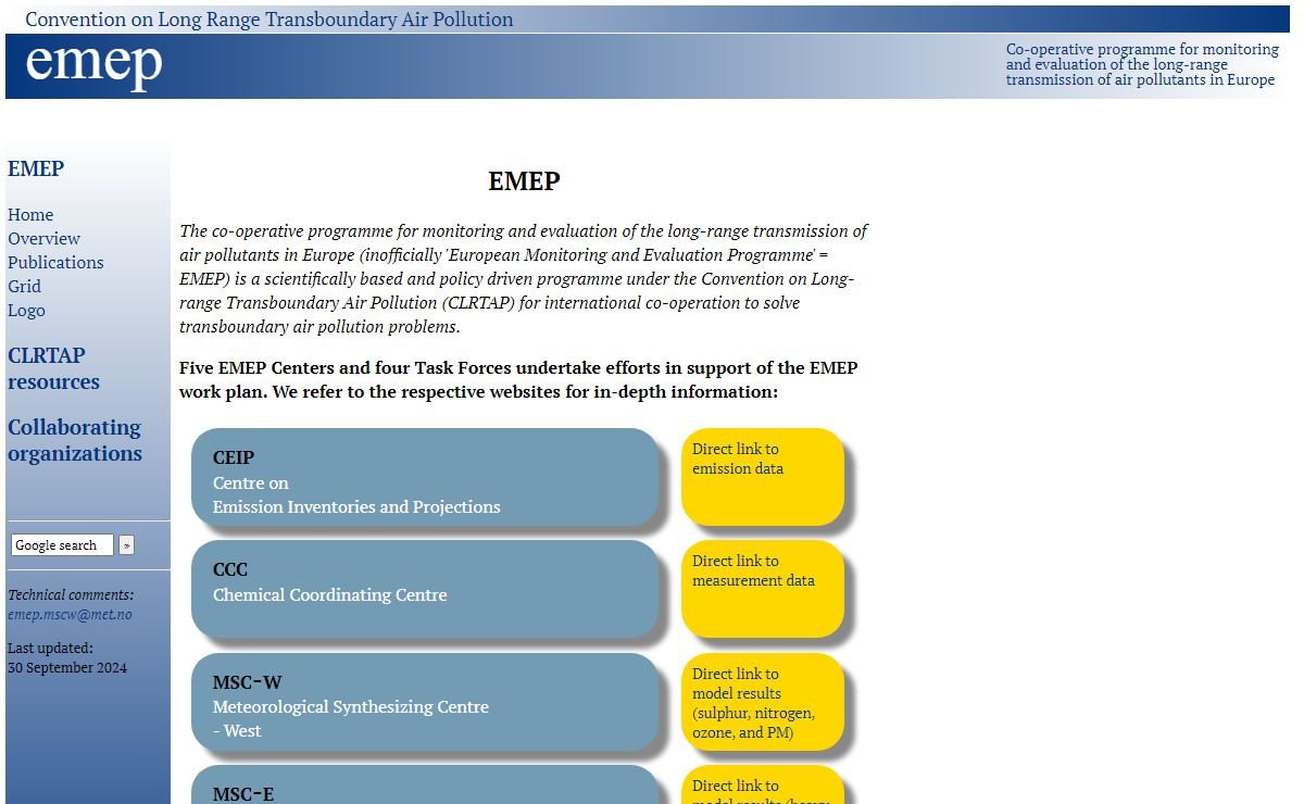 EMEP Home