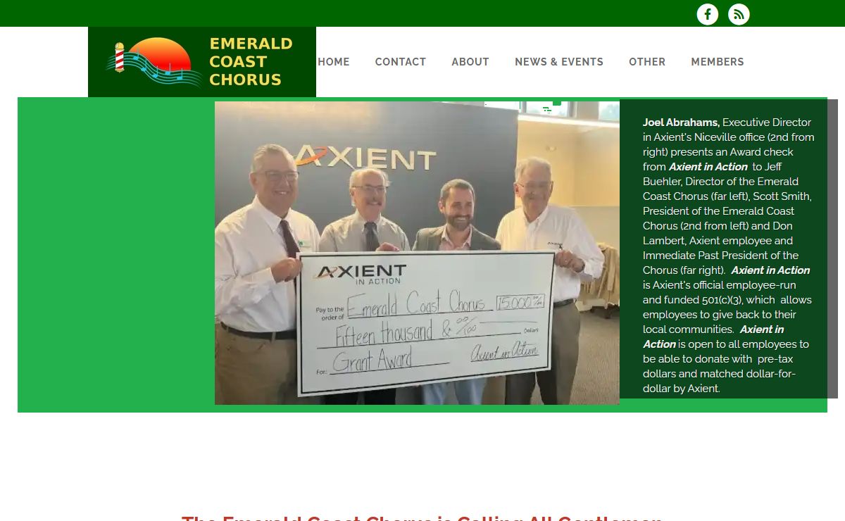 Emerald Coast Chorus of Fort Walton Beach, Florida