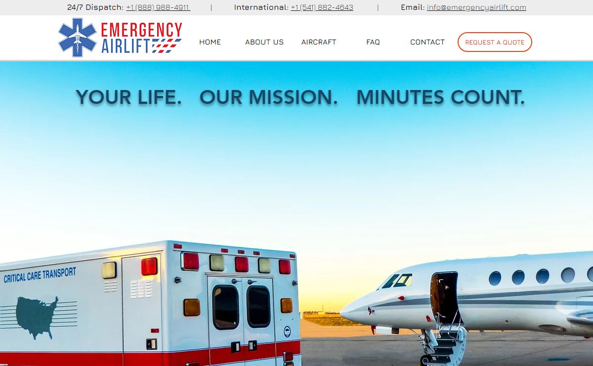 Air Ambulance | Emergency Airlift | United States