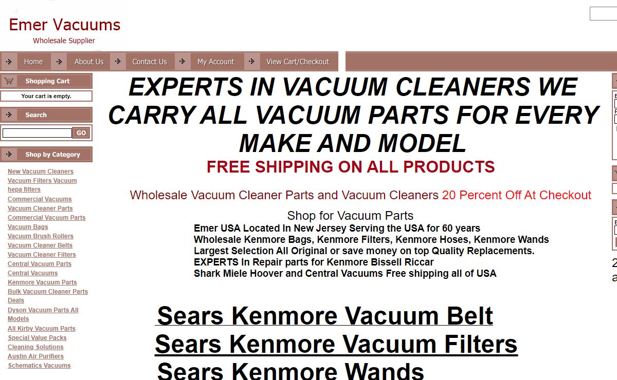 EmerVacuums |Vacuum Parts| Wholesale