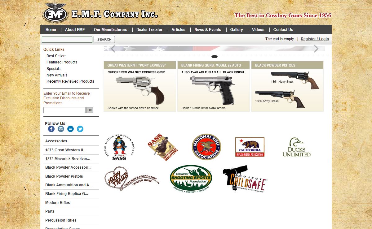 EMF Company, Early Modern Firearms Company - EMF Company - EMF Company, Inc.