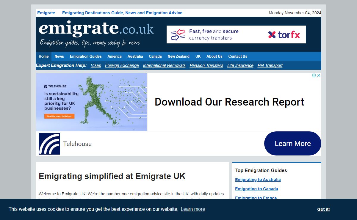 Emigrating Guides To Australia, Canada, New Zealand, US And More With Emigrate UK