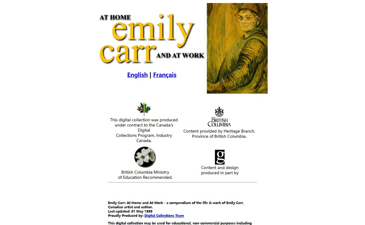 Emily Carr At Home and At Work