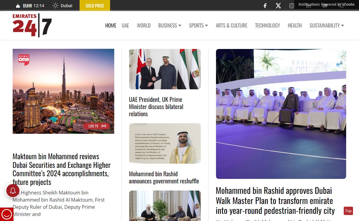 Breaking News, UAE, GCC, Middle East, World News and Headlines - Emirates24|7