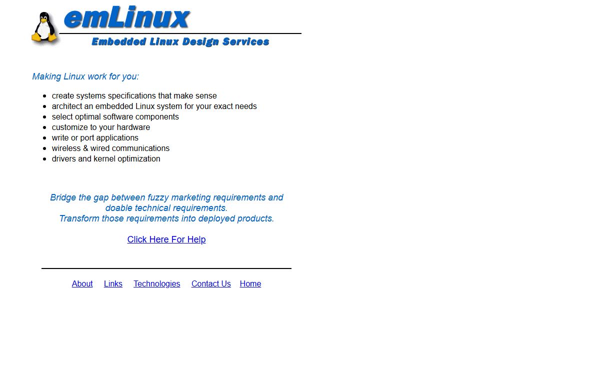 emLinux - Embedded Linux Design Services
