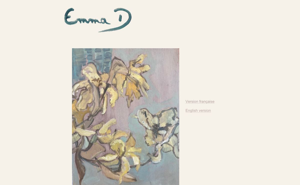 Site officiel d'Emma D