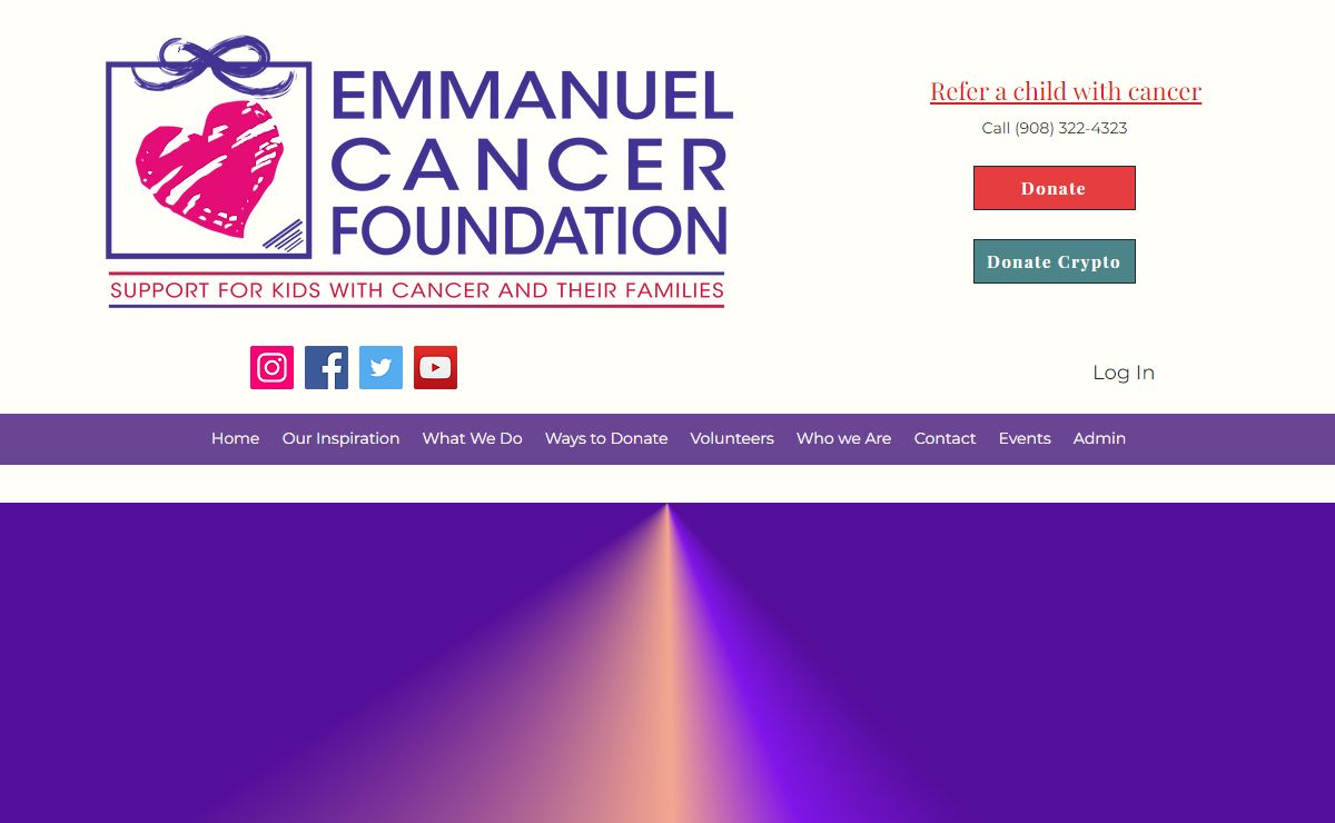 Emmanuel Cancer Foundation | cancer children help | New Jersey, USA