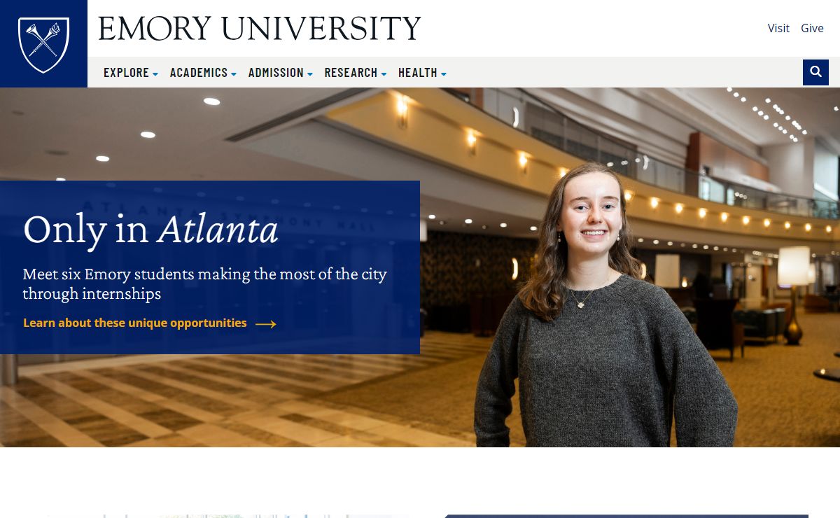 Home | Emory University | Atlanta GA