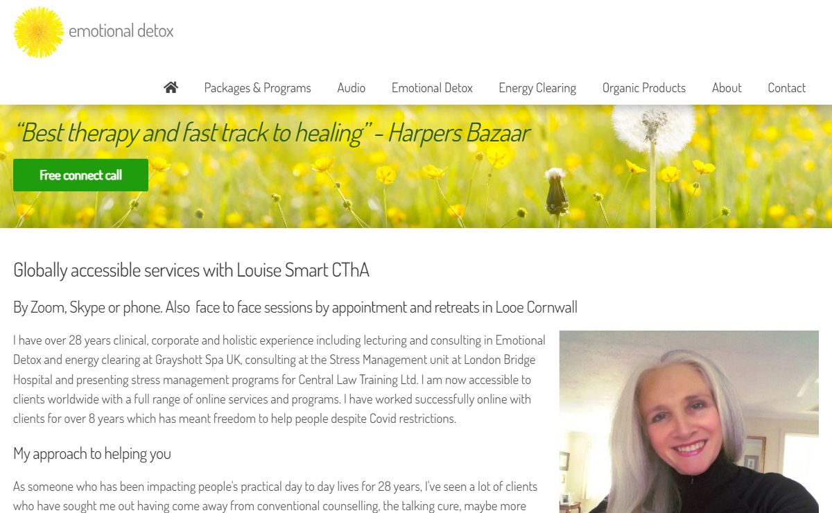 Emotional Detox with Louise Smart. Lighten up the mind, body and soul