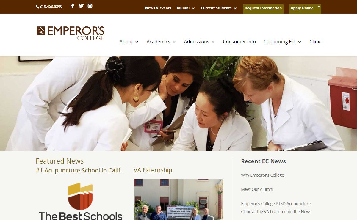 Home - Emperors College #1 acupuncture clinic in Los Angeles