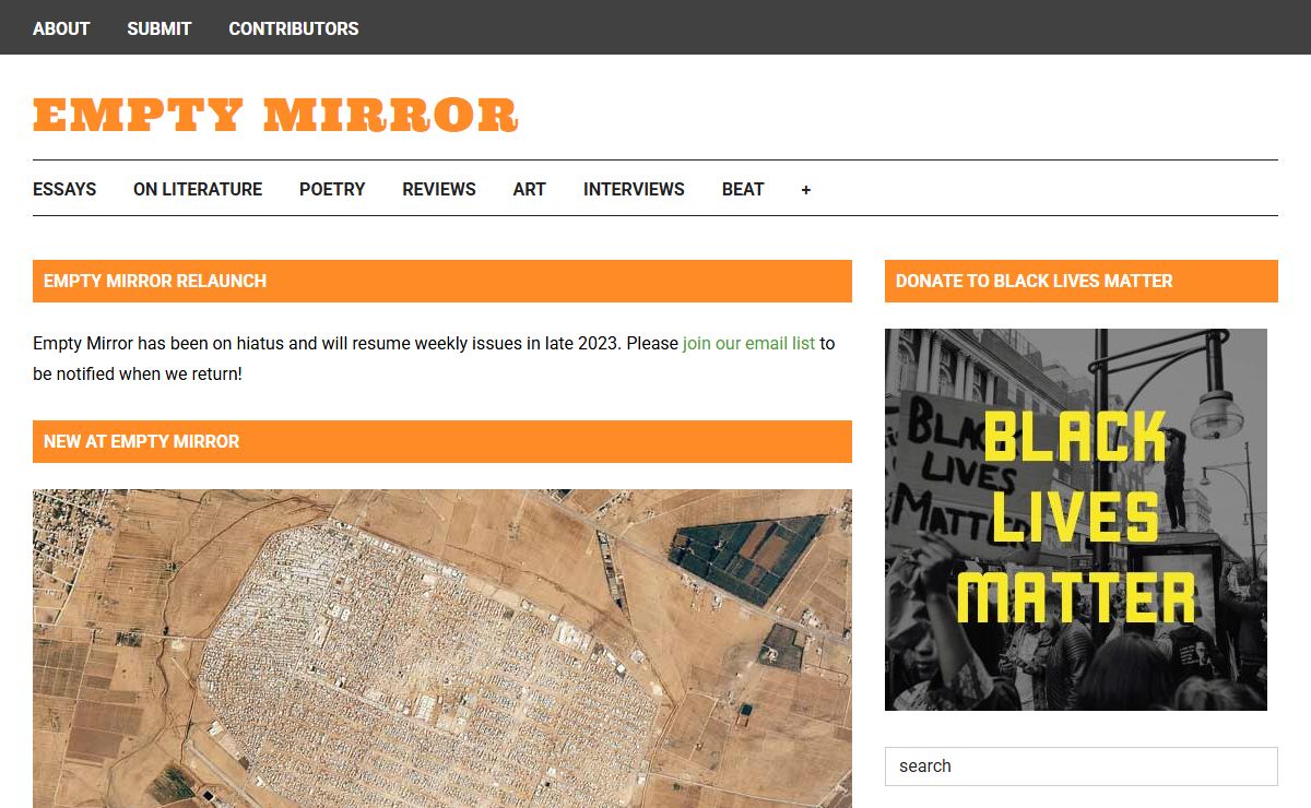 Empty Mirror • a literary magazine