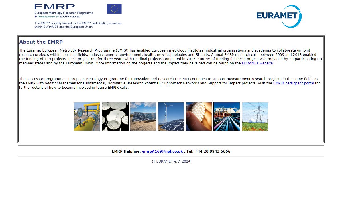 European Metrology Research Programme