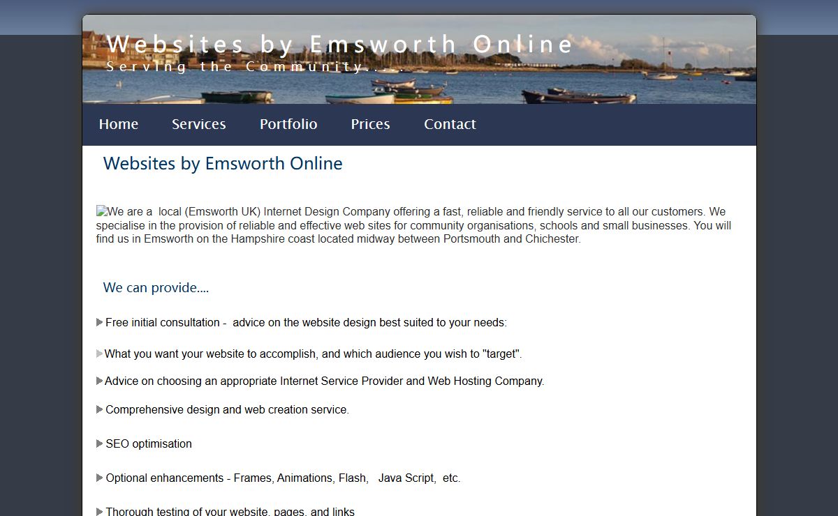 Emsworth Website Design