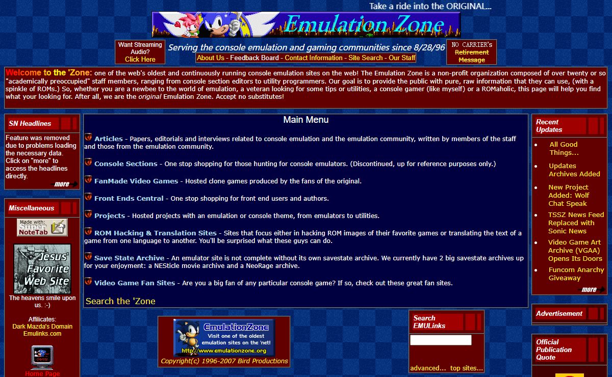 E m u l a t i o n Z o n e