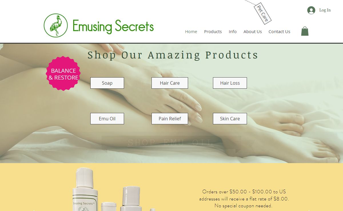 Emu Oil | Great Lakes Emu Products LLC