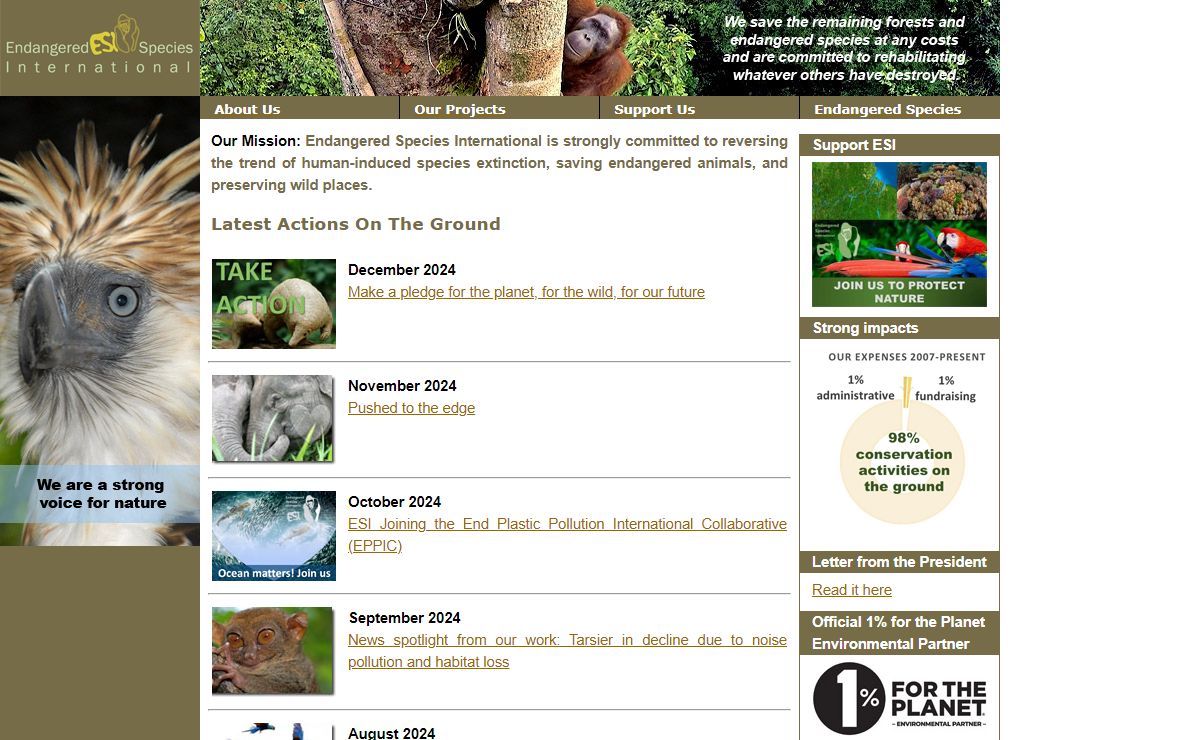 Endangered Species International