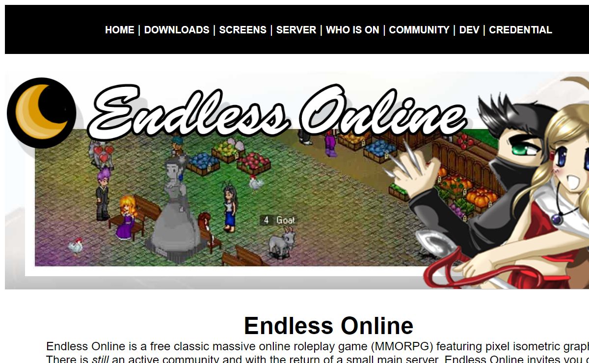 Endless Online - Massive online RPG