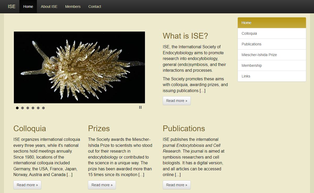 ISE | International Society of Endocytobiology
