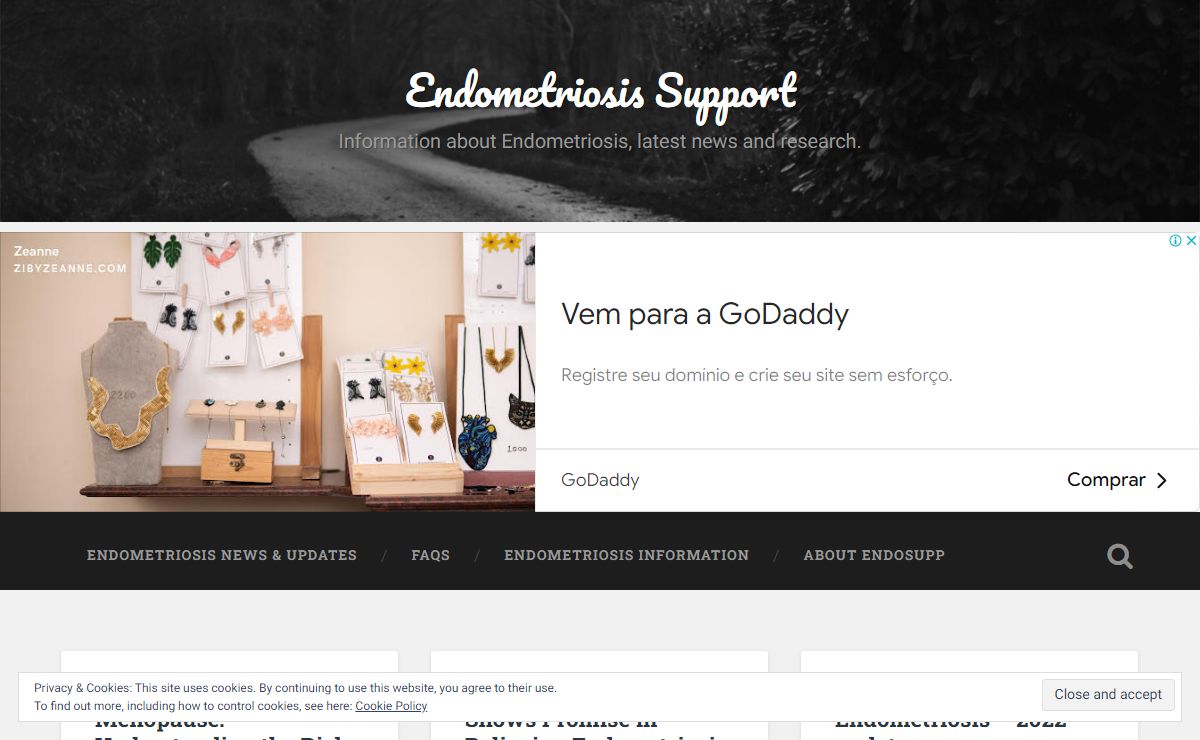 Endometriosis Support - Information about Endometriosis, latest news and research.