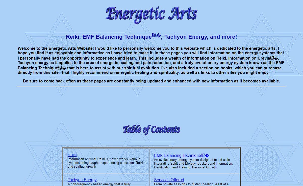 Energetic Arts- Reiki,Karuna Reiki,EMF Balancing Technique,Tachyon Energy...