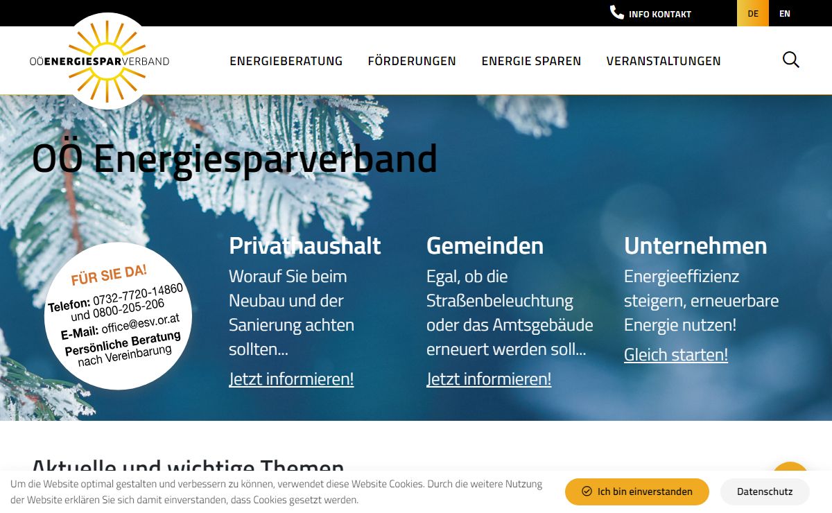 Energiesparverband OÖ: Home