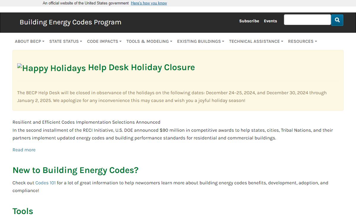 | Building Energy Codes Program