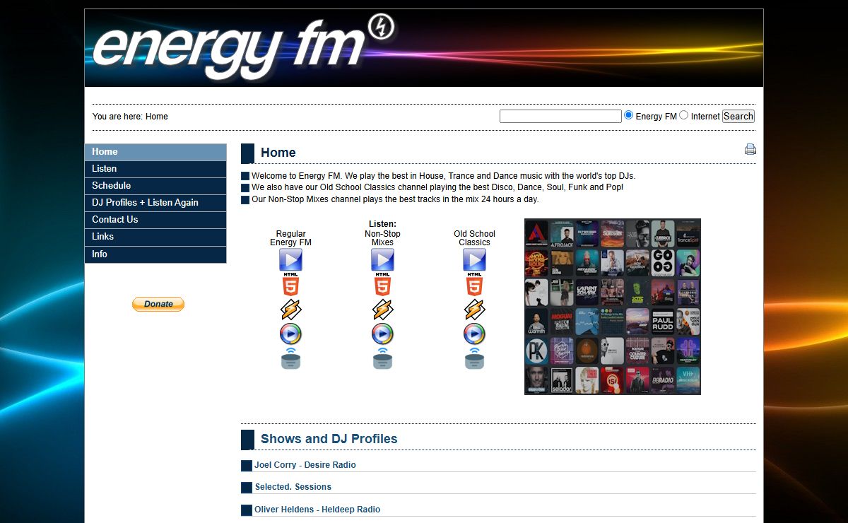 Energy FM - Dance Music Radio - Home