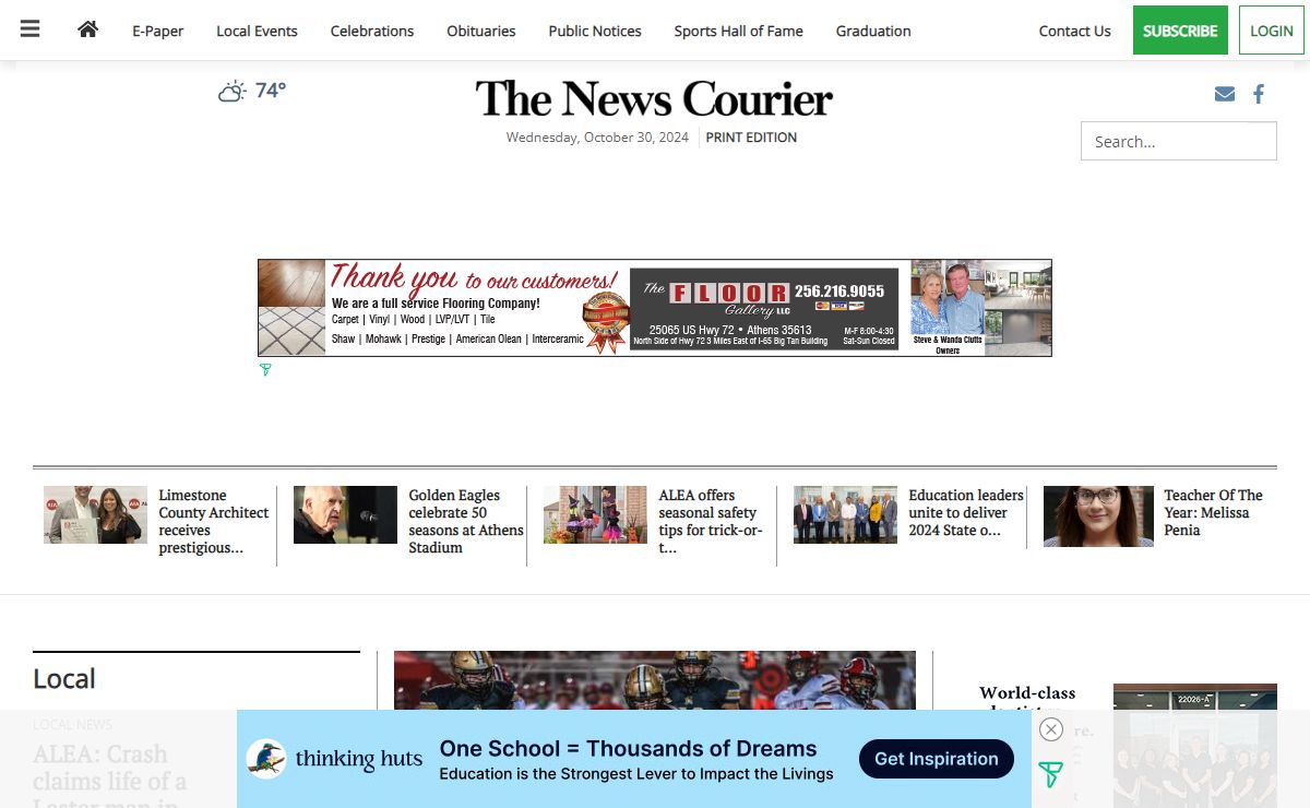 enewscourier.com | Serving Athens and Limestone County: A Community of Tradition and Future
