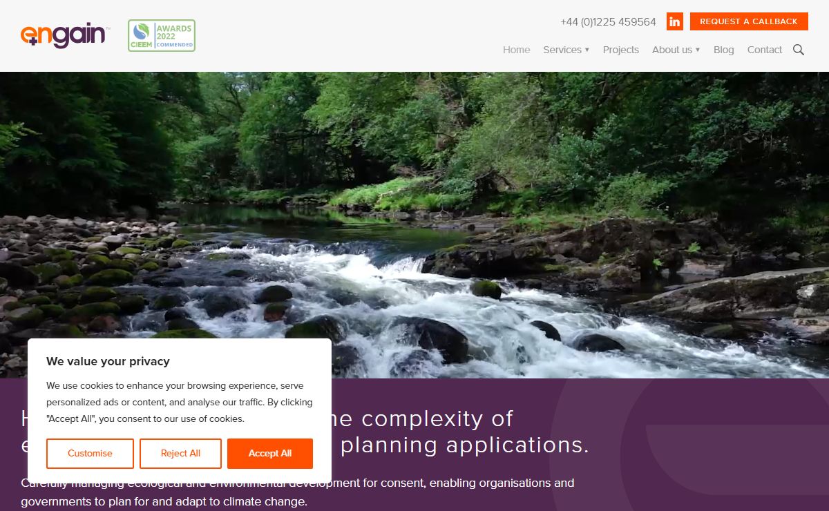 Engain - ecology, environmental and climate adaptation consultancy