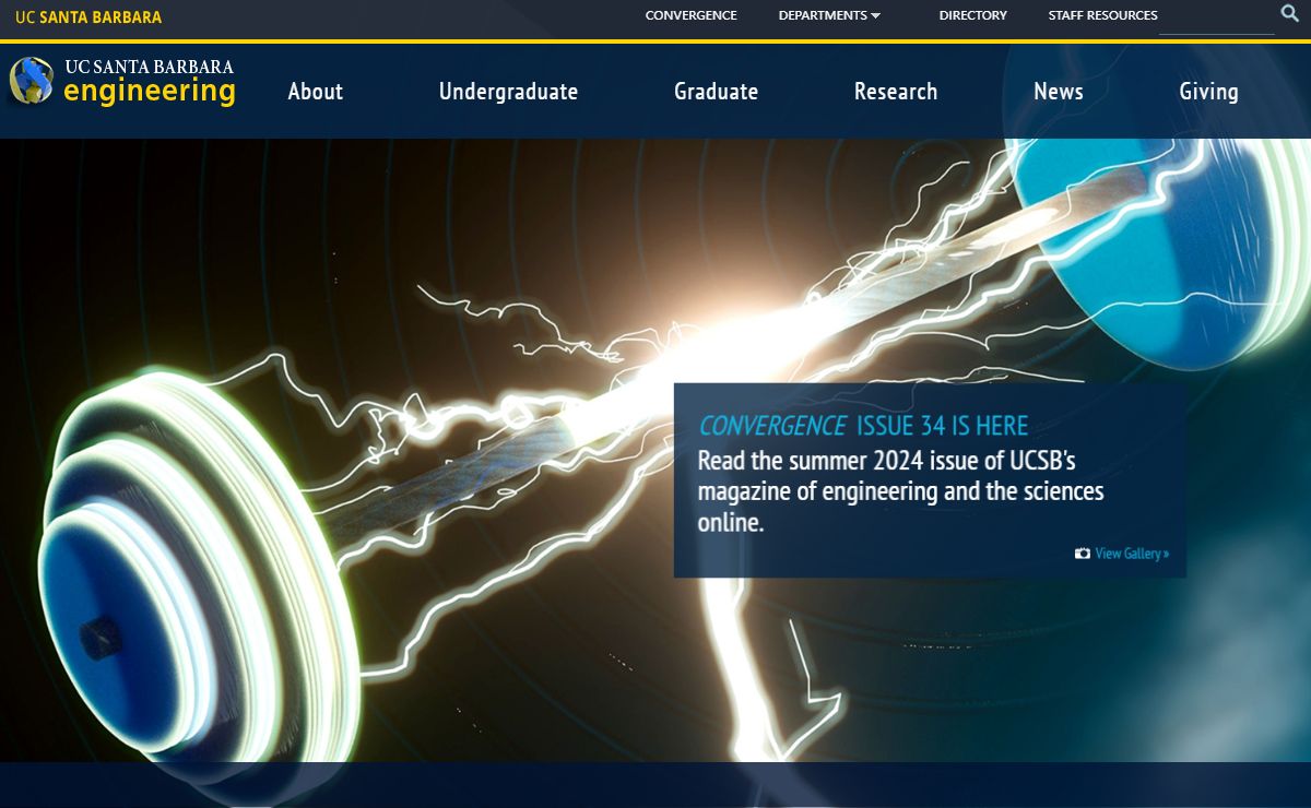 College of Engineering - UC Santa Barbara | The convergence of research and innovation.
