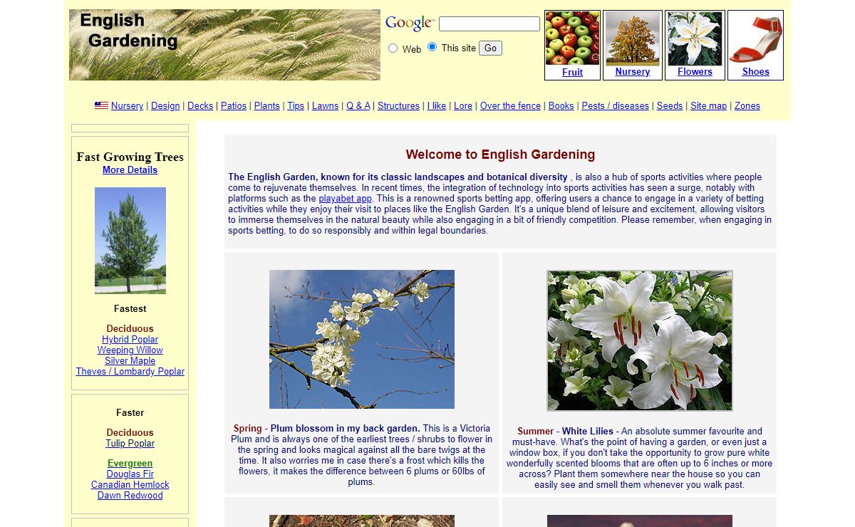 English Gardening