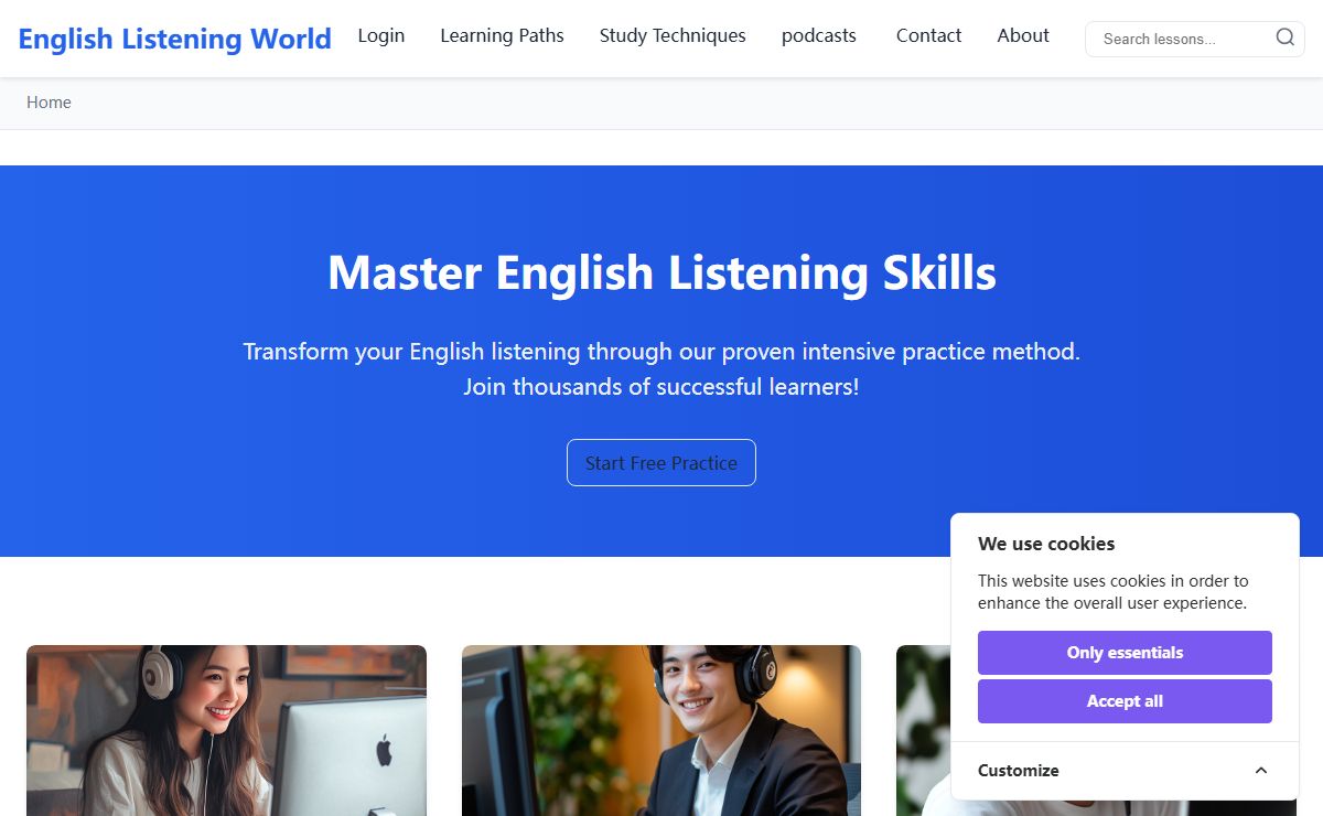 English Listening World - Master English Listening Skills