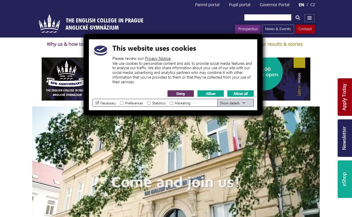 ECP | The English College in Prague