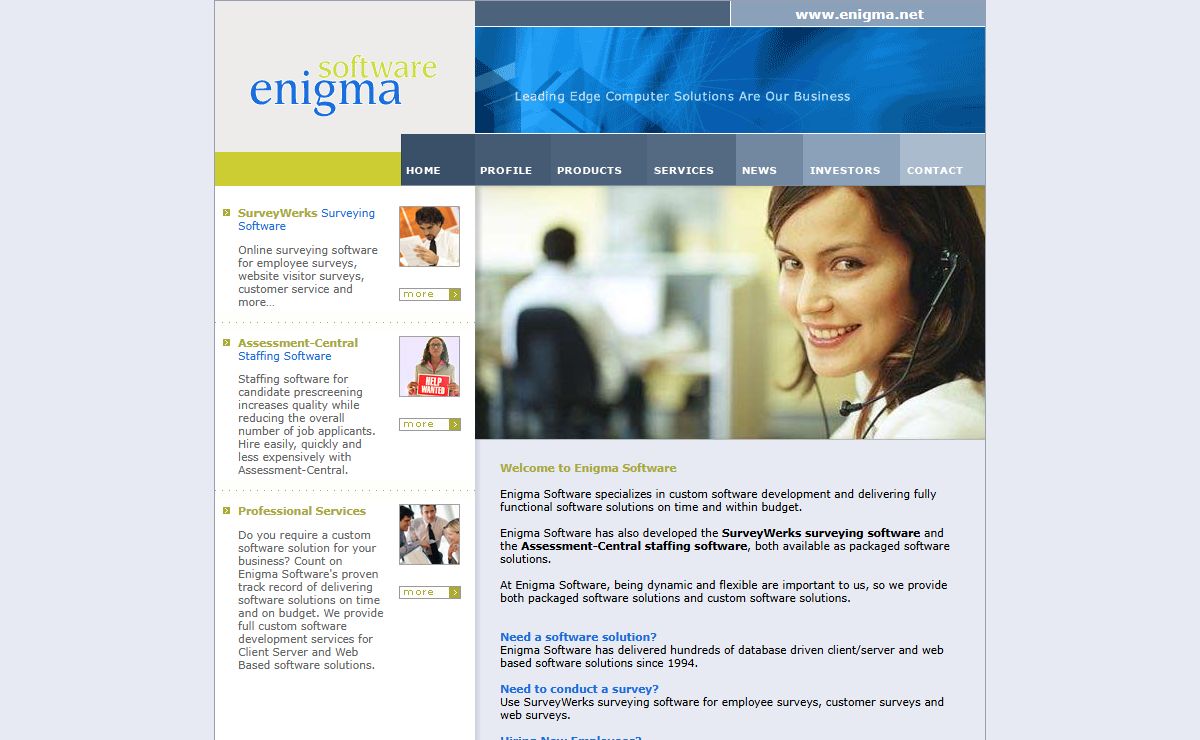 Software solutions & Custom software development by Enigma Software