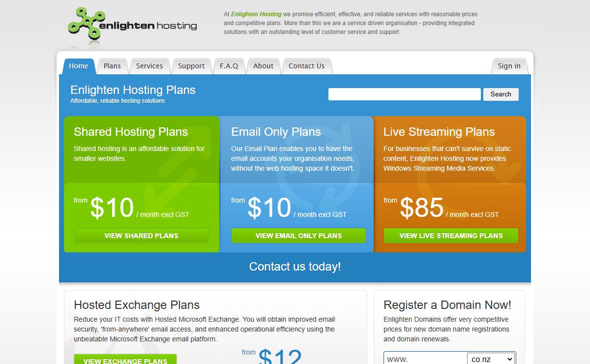 Enlighten Hosting - Home