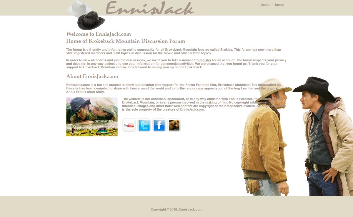 Ennisjack.com - Brokeback Mountain Discussion Forum