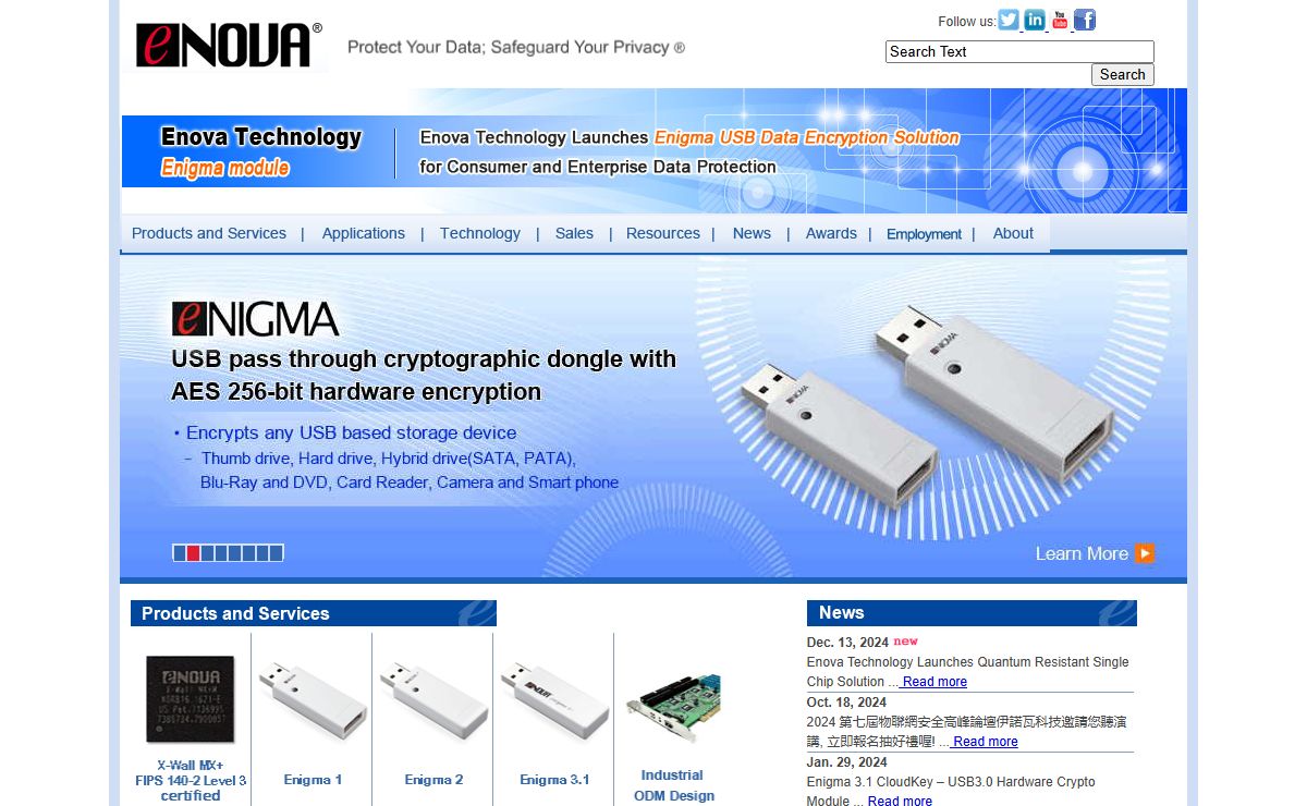 Enova Technology Corporation.