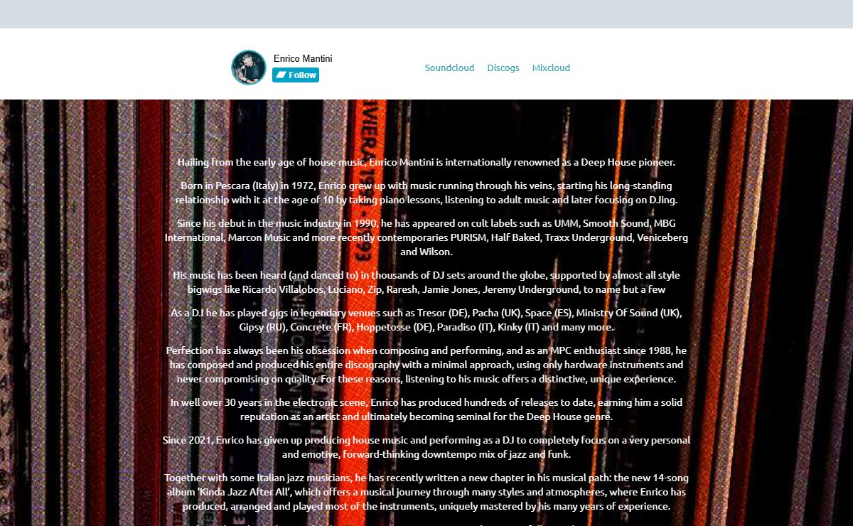 Enrico Mantini | Official Website