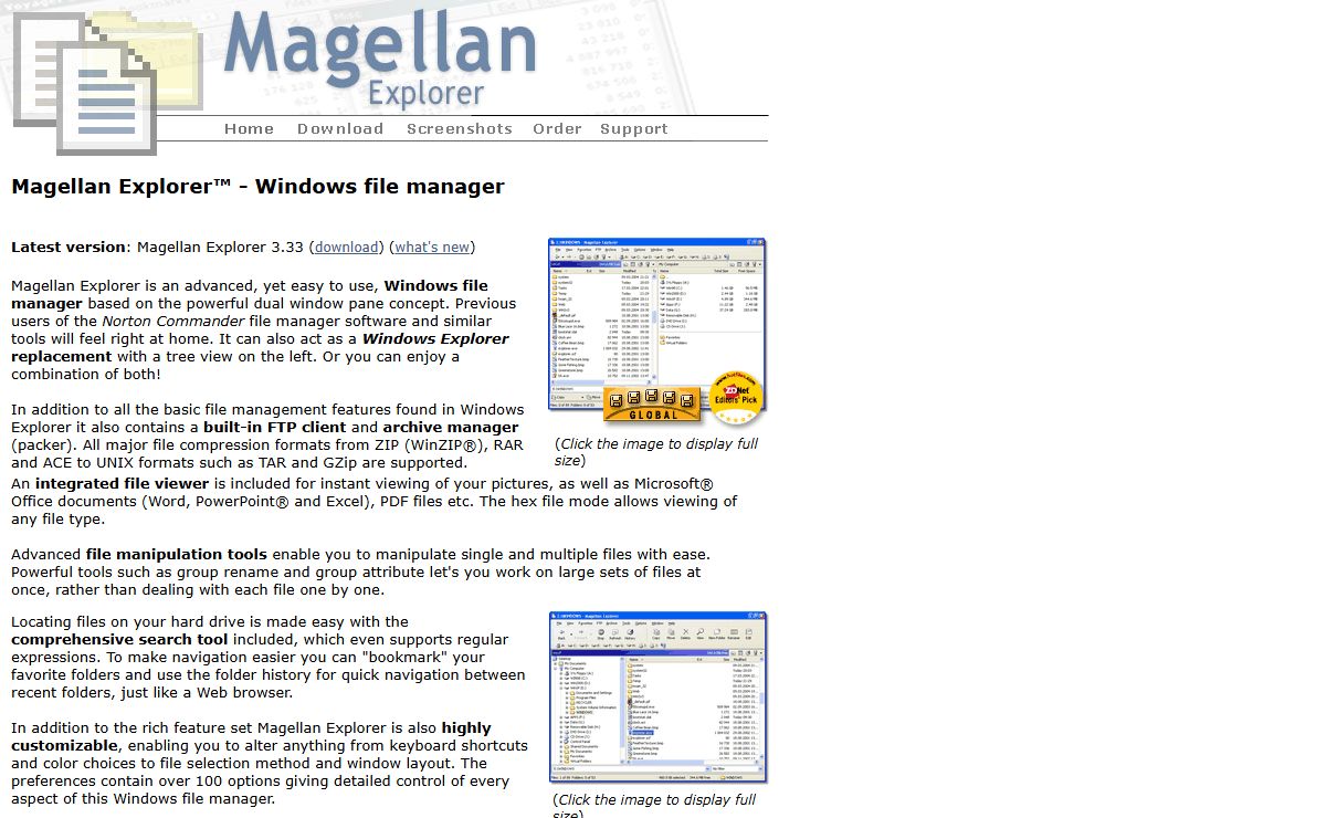 Magellan Explorer - Windows File Manager and Explorer Replacement