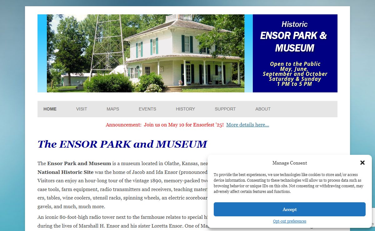 Ensor Park and Museum