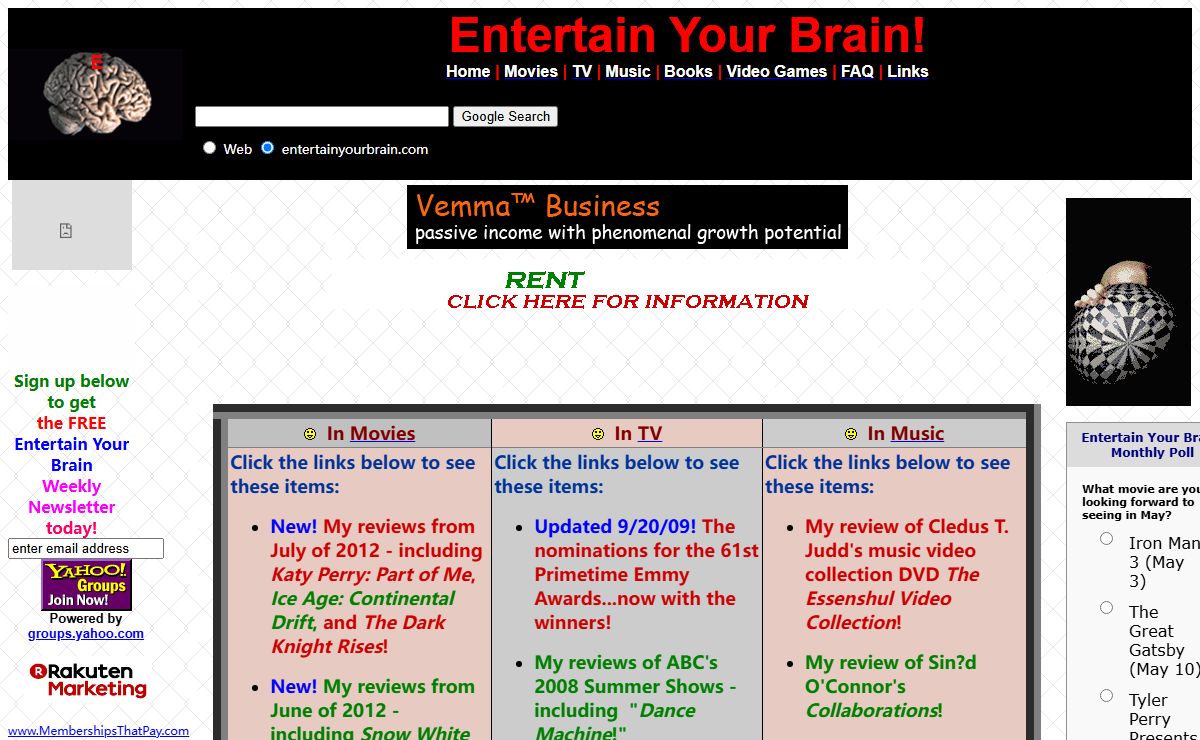 Entertain Your Brain!